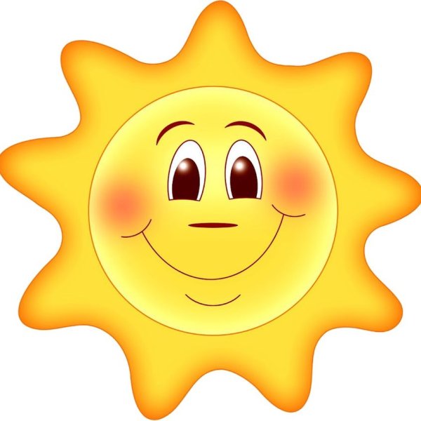 Солнышко мультяшное