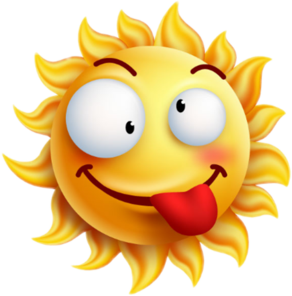 Прикольное солнце