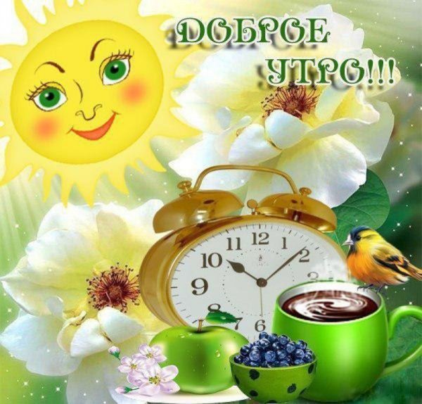 Стлобрым утром, солнышко