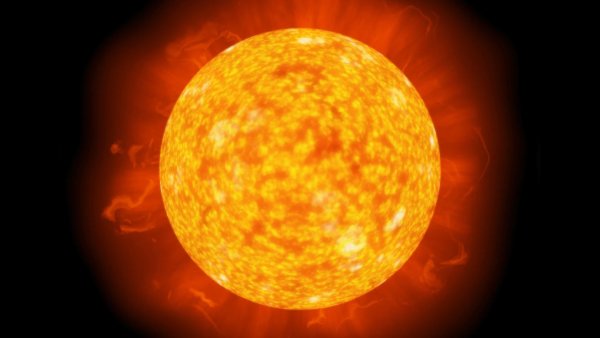 Солнце настоящее