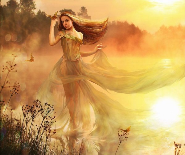 Лес светлячков аниме арт