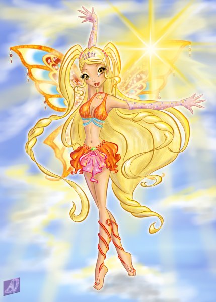 Цветной осенняя Фея