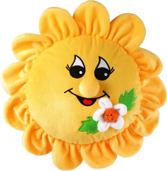 Подушка декоративная солнышко