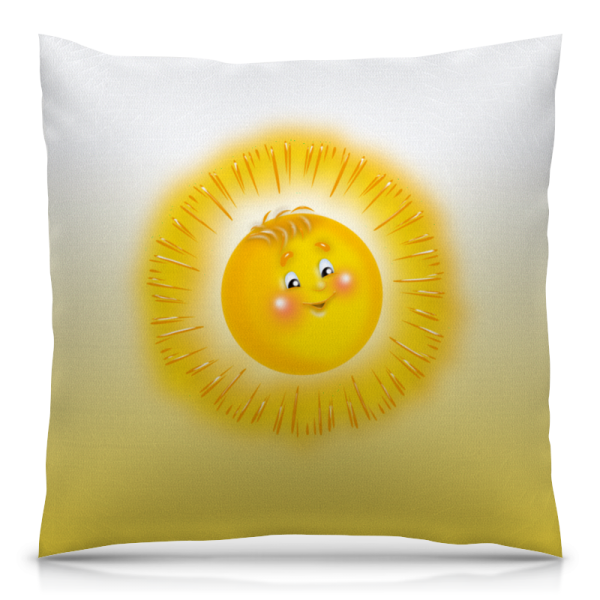 Подушка солнце