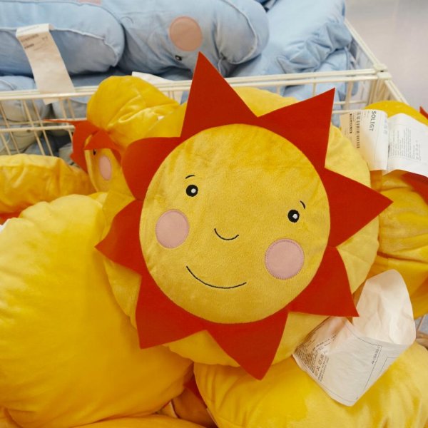 Солнышко из ткани