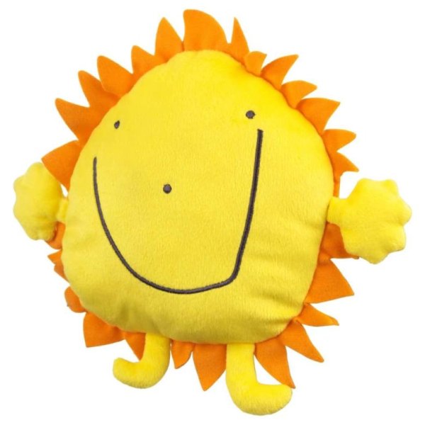 Солнышко подушка из ткани