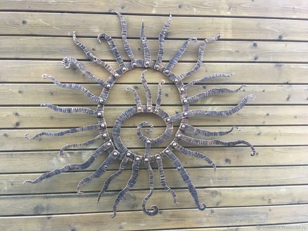 Кованое панно