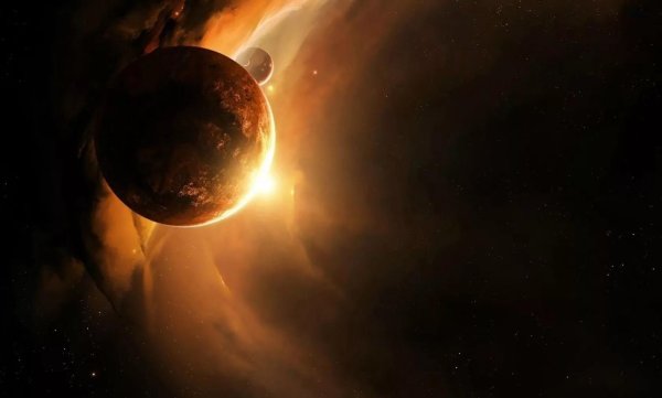 Меркурий и солнце