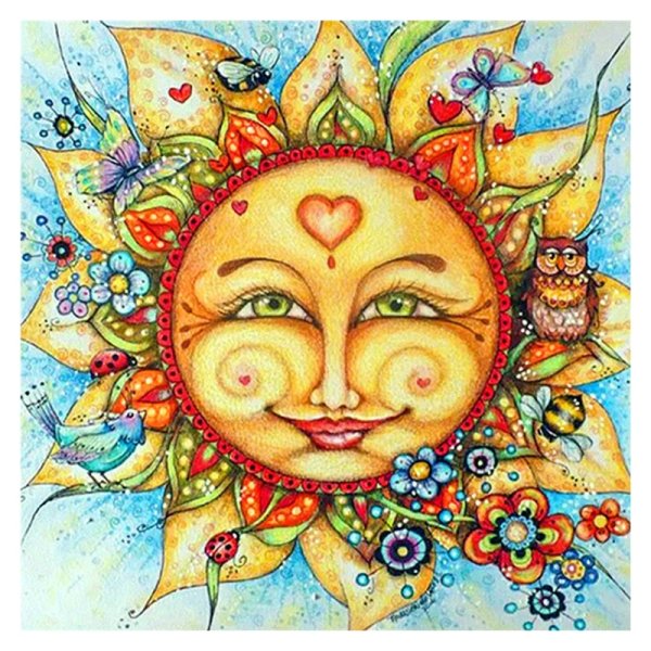 Солнце в Славянском стиле