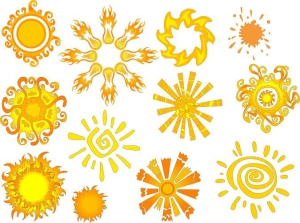Солнце узор