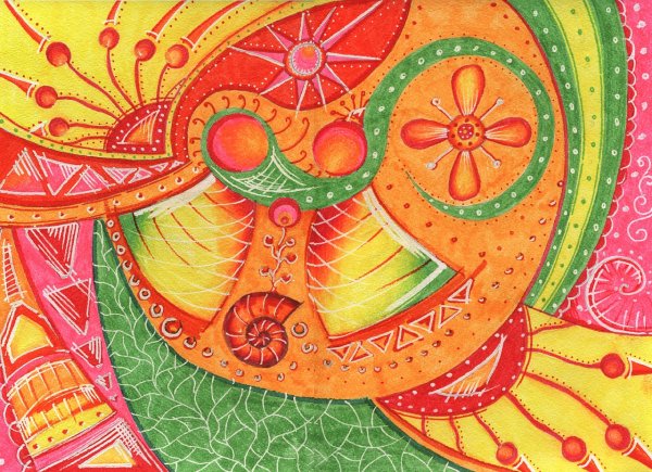 Солнце в декоративном искусстве