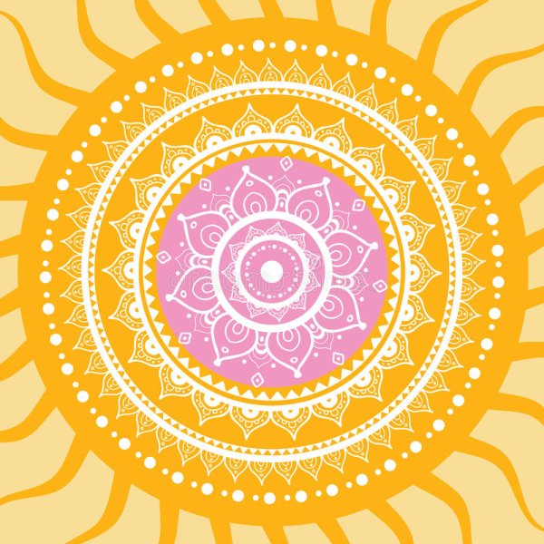 Мандала солнца Индия