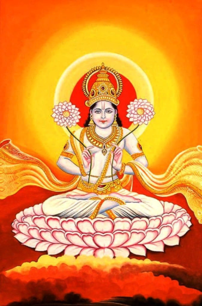 Природа Индии река ганг солнце