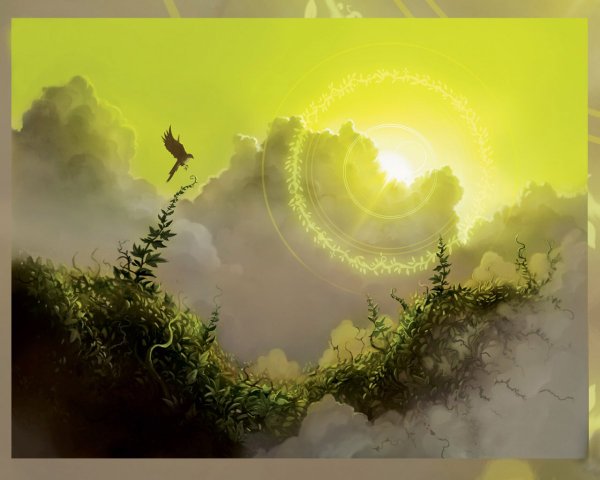 Солнце над землей