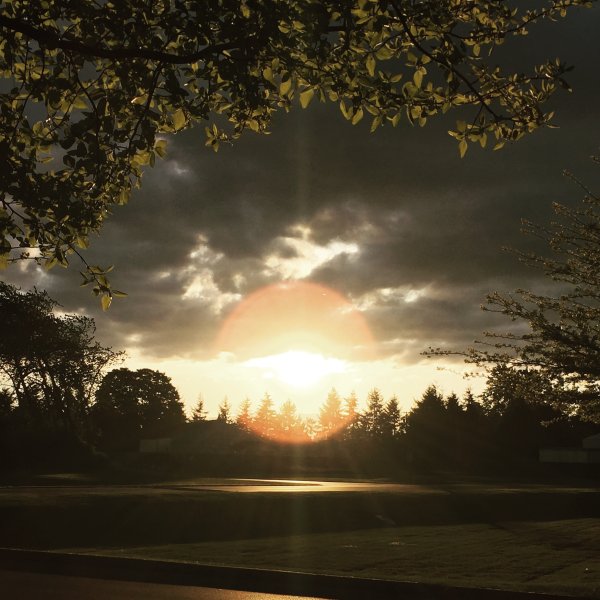 Огромное солнце