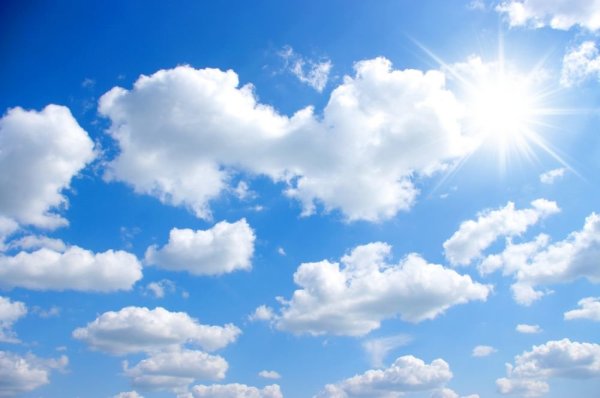 Небо с облаками