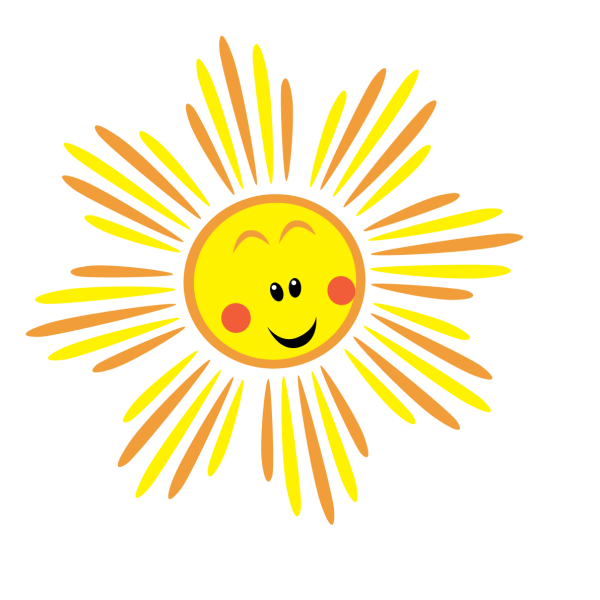 Солнышко мультяшное