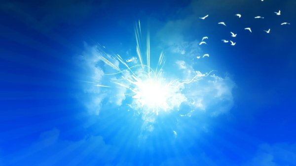 Чистое солнечное небо