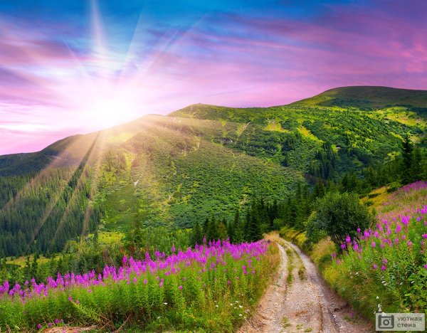 Рассвет в горах