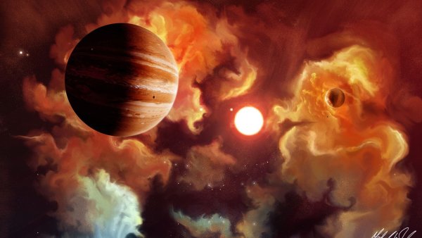 Расположение планет в нашей солнечной системе