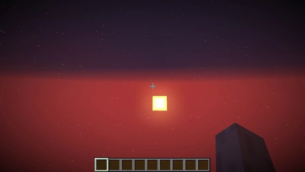 Солнце в МАЙНКРАФТЕ