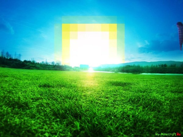 Красивое место в МАЙНКРАФТЕ для пчел