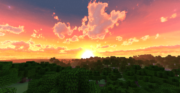 Солнце из МАЙНКРАФТА