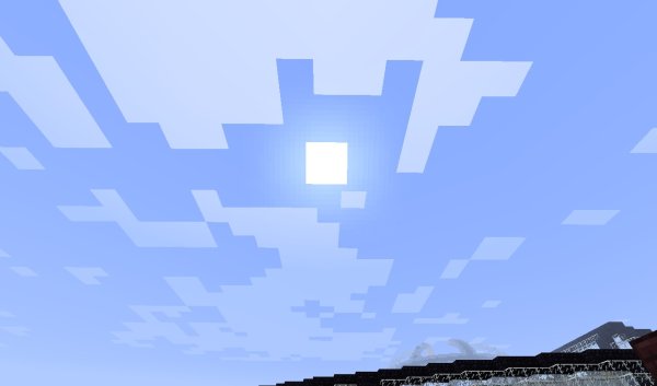 Закат в МАЙНКРАФТЕ