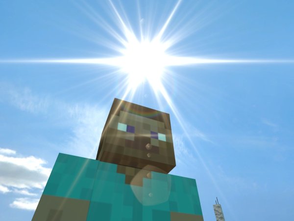 Майнкрафт шейдеры рассвет