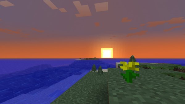 Луна из МАЙНКРАФТА