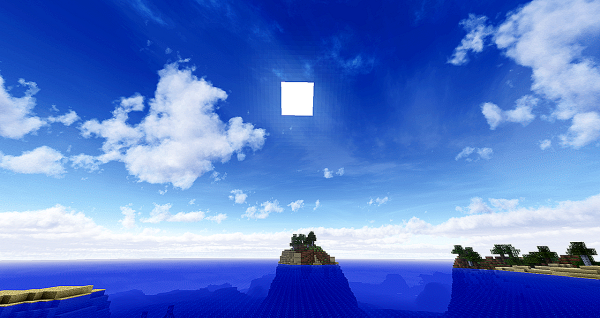 Закат в МАЙНКРАФТЕ