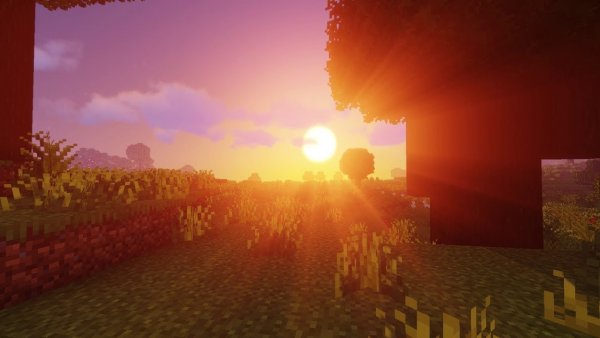 Красивое небо в МАЙНКРАФТЕ