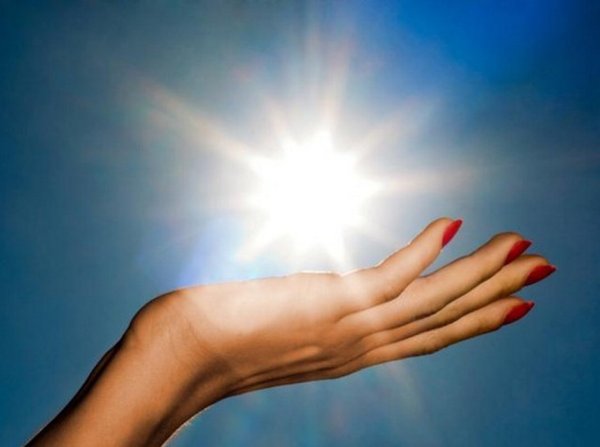 Солнышко в руках