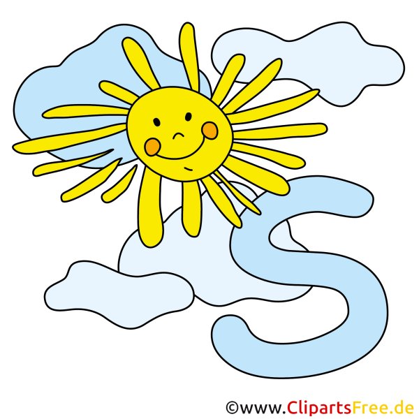 Буквы солнышко