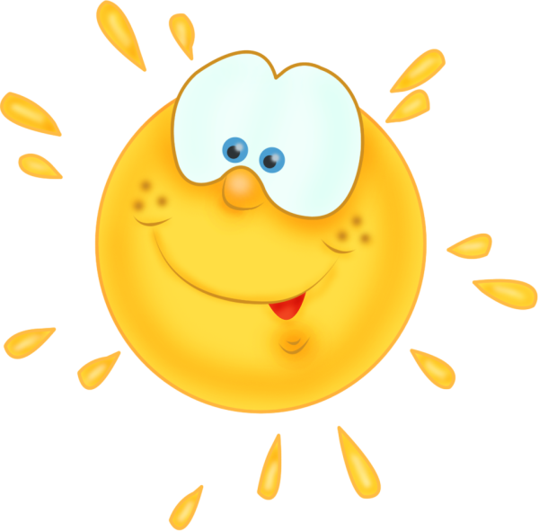 Солнце улыбается