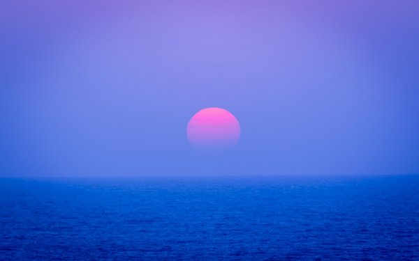 Сиреневое солнце