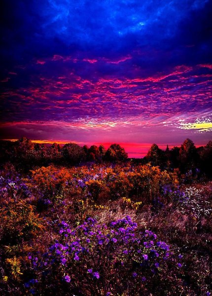 Закат на море