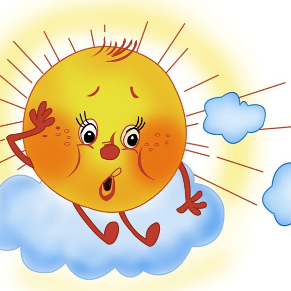 Колобок рисунок детский