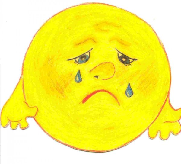Плачущий смайлик