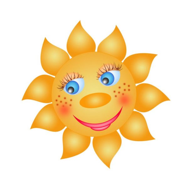 Маска солнышко для детей