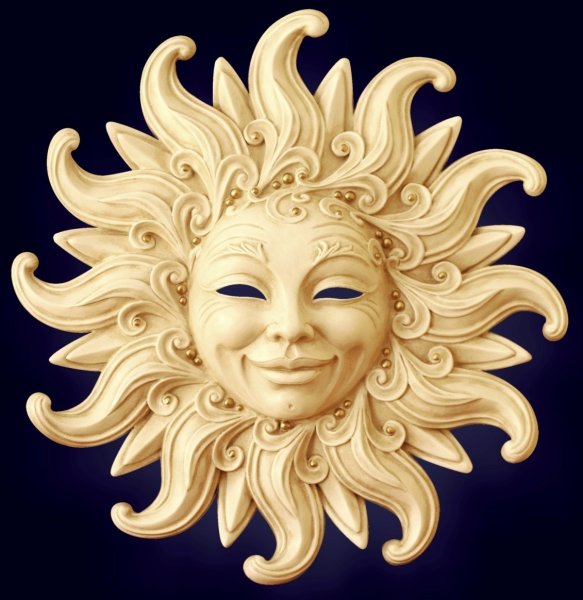 Солнышко улыбается