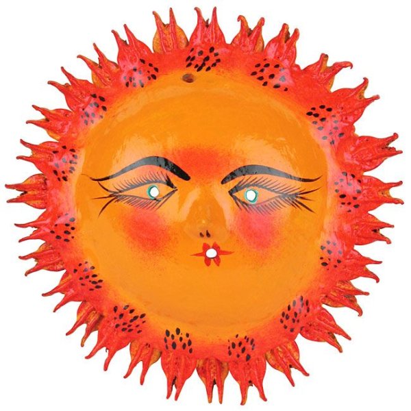 Маска солнышко для детей