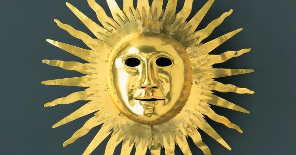 Карнавальная маска солнце