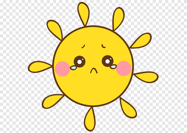 Грустное солнышко