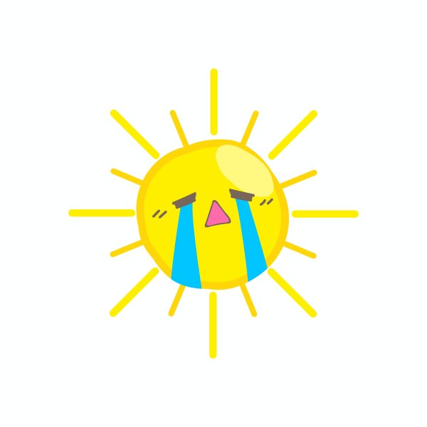 Грустное солнышко