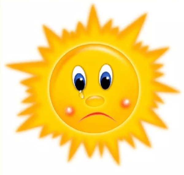 Солнышко плачет
