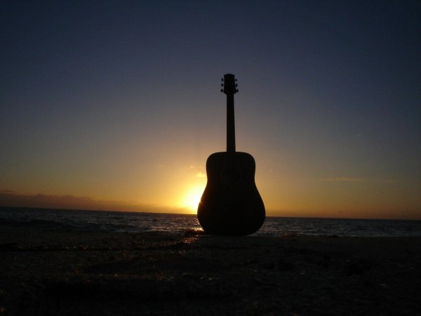 Гитара пейзаж