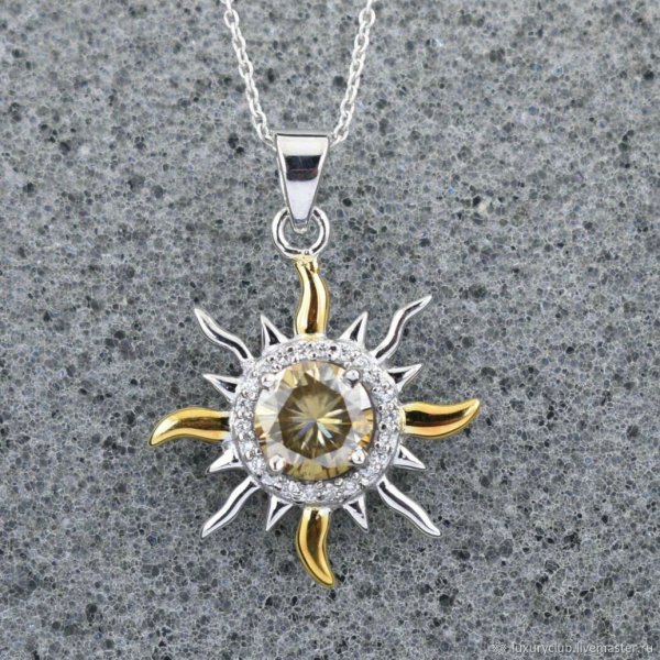 Кулон солнце с лицом