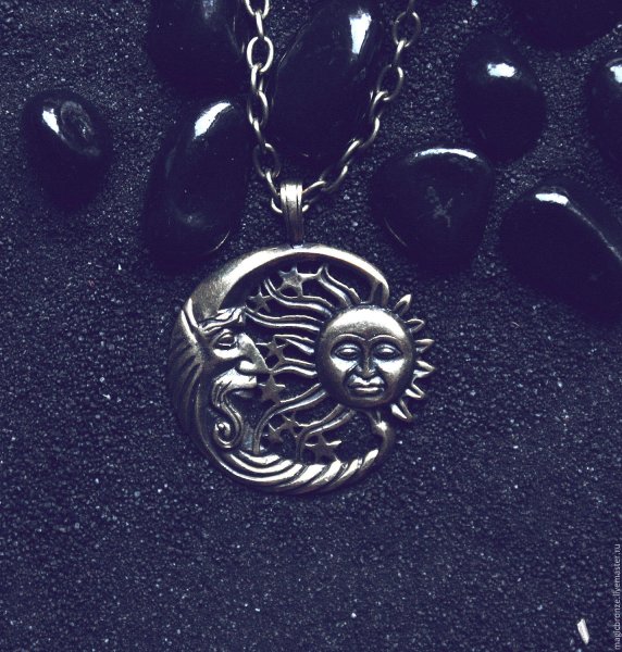 Кулончик Луна серебро