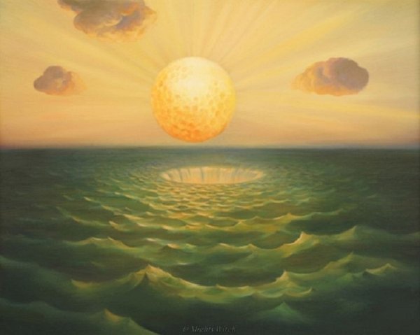 Солнце картина Владимир куш